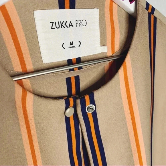 Zukka Pro Button Down Collarless Coat - Picture 4 of 8